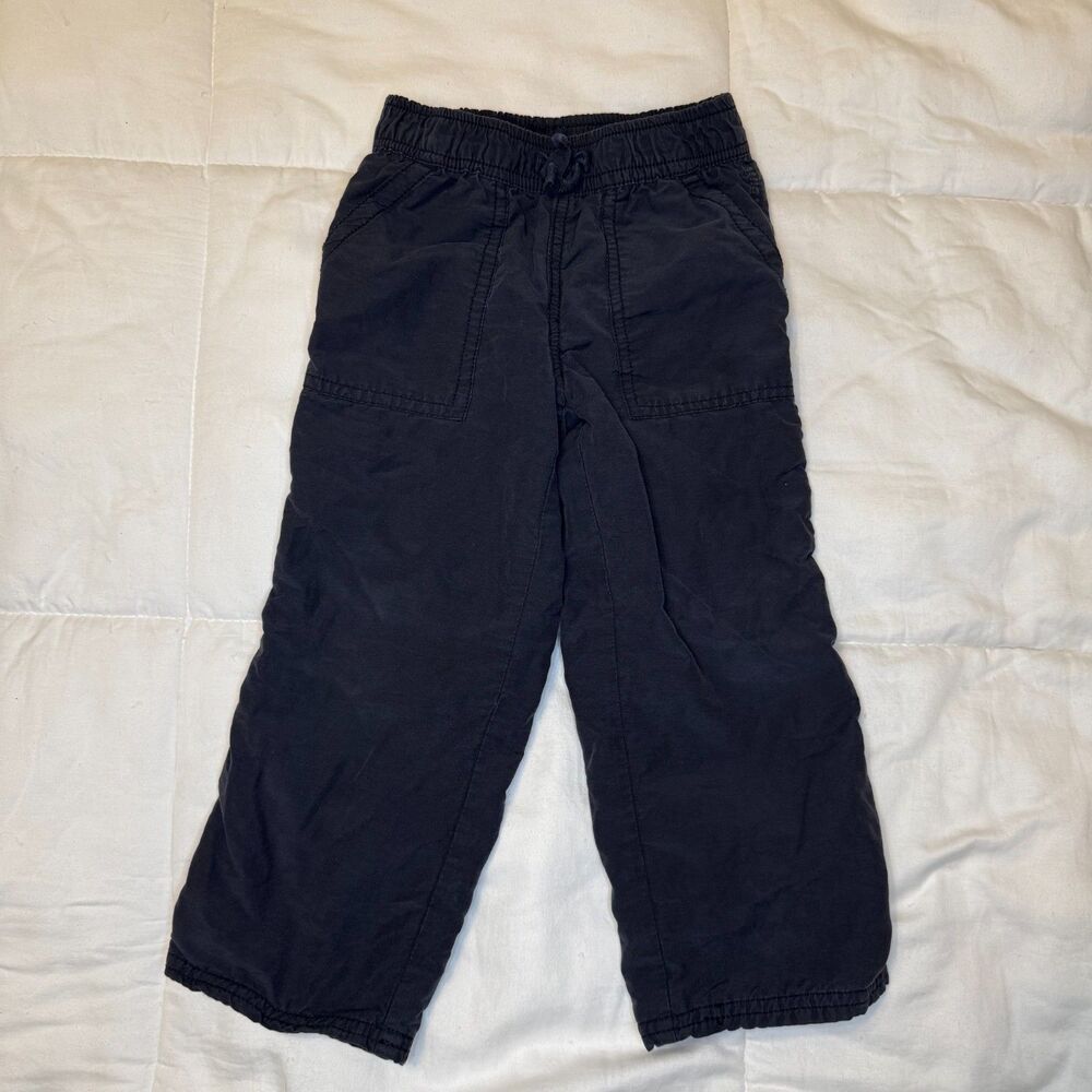 Gymboree 3T Black Fleece-Lined Pants